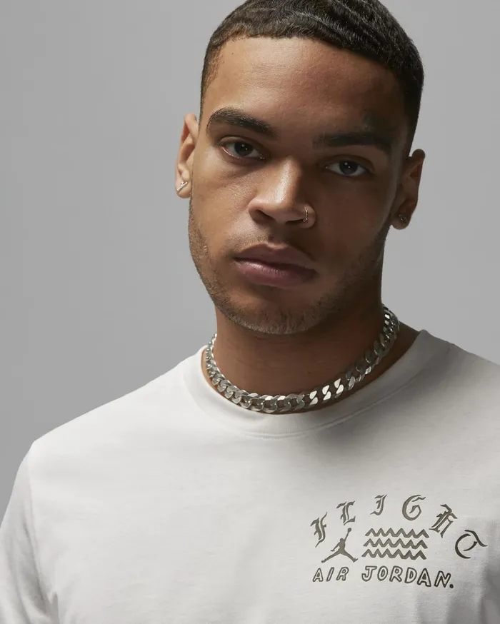 Tops And TShirts Men Nike Jordan Artist Series By Umar Rashid Phantompalomino