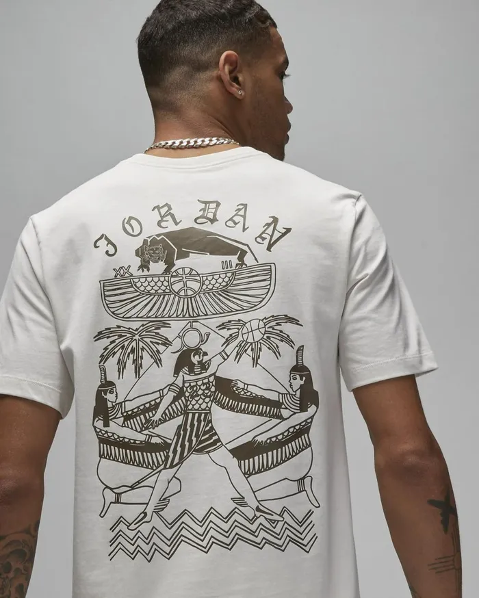 Tops And TShirts Men Nike Jordan Artist Series By Umar Rashid Phantompalomino