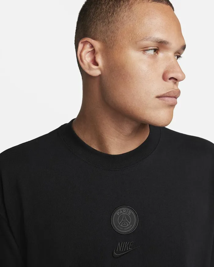 Tops And TShirts Men Nike Paris SaintGermain Premium Essentials Black