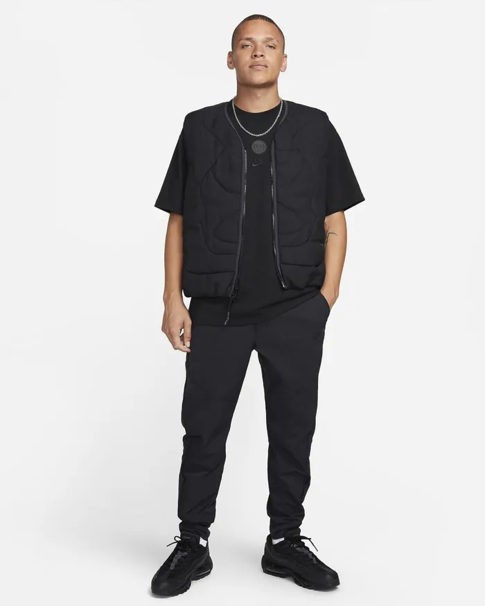 Tops And TShirts Men Nike Paris SaintGermain Premium Essentials Black