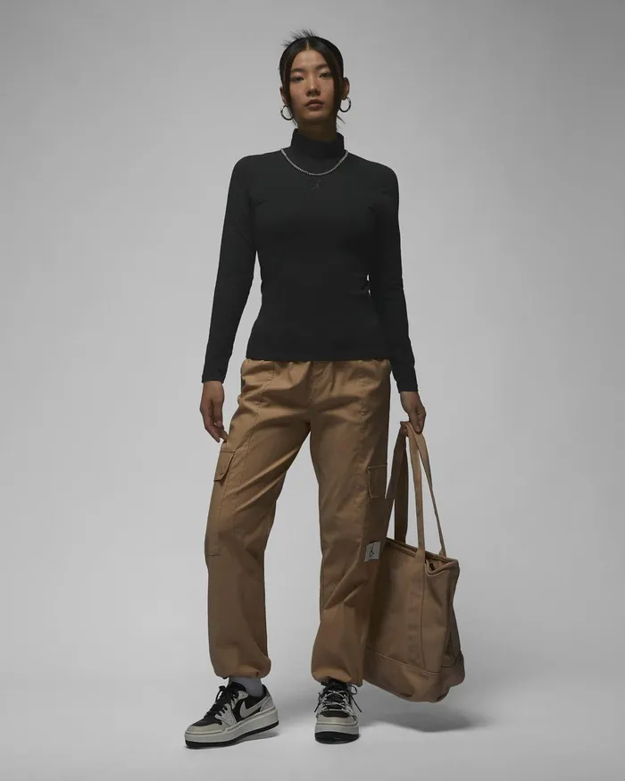 Tops And TShirts Women Nike Jordan Black