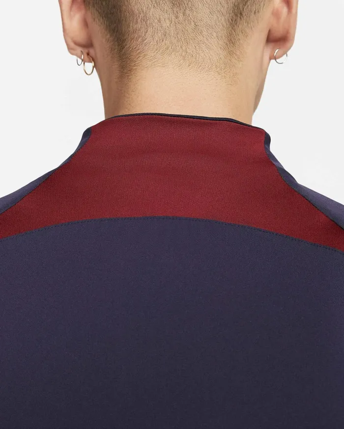 Tracksuits Men Nike Paris SaintGermain Strike Blackened Blueblackened Blueteam Redgold Suede
