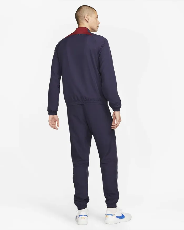 Tracksuits Men Nike Paris SaintGermain Strike Blackened Blueblackened Blueteam Redgold Suede