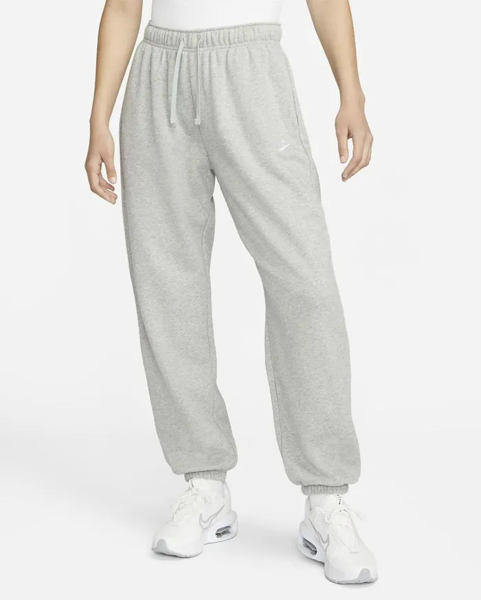 Trousers Women Nike Sportswear Club Fleece Dark Grey Heatherwhite