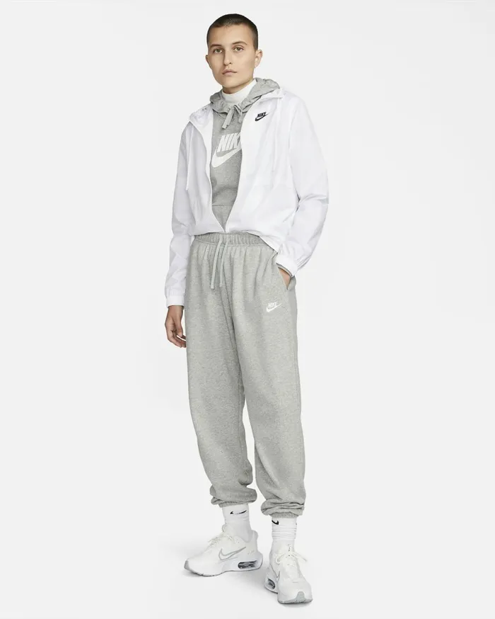 Trousers Women Nike Sportswear Club Fleece Dark Grey Heatherwhite