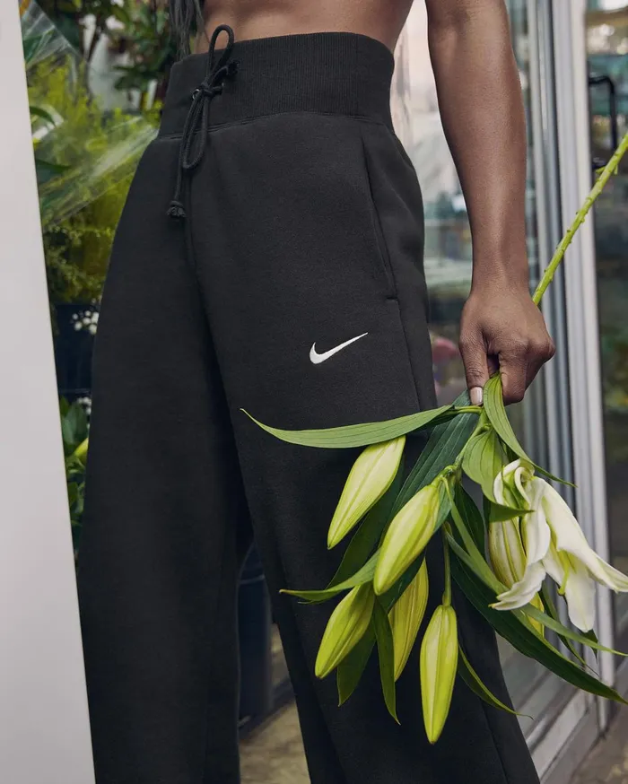Trousers Women Nike Sportswear Phoenix Fleece Blacksail
