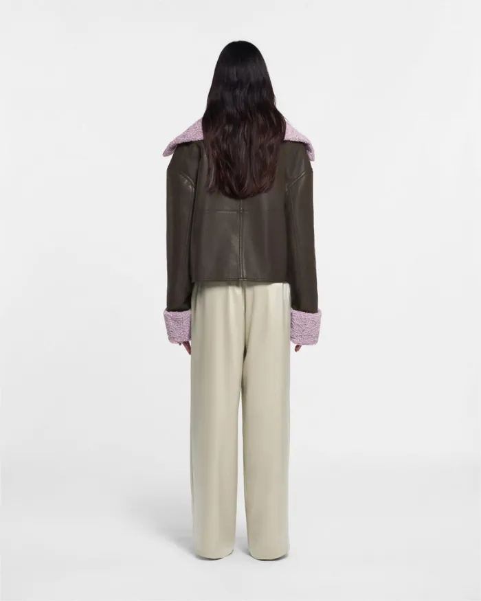 Verona Shiitake Women Nanushka Jackets and Blazers Verona Shiitake Women Nanushka Jackets and Blazers