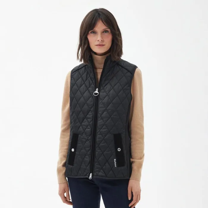 Vests Women Orvis Barbour Poppy Gilet Black