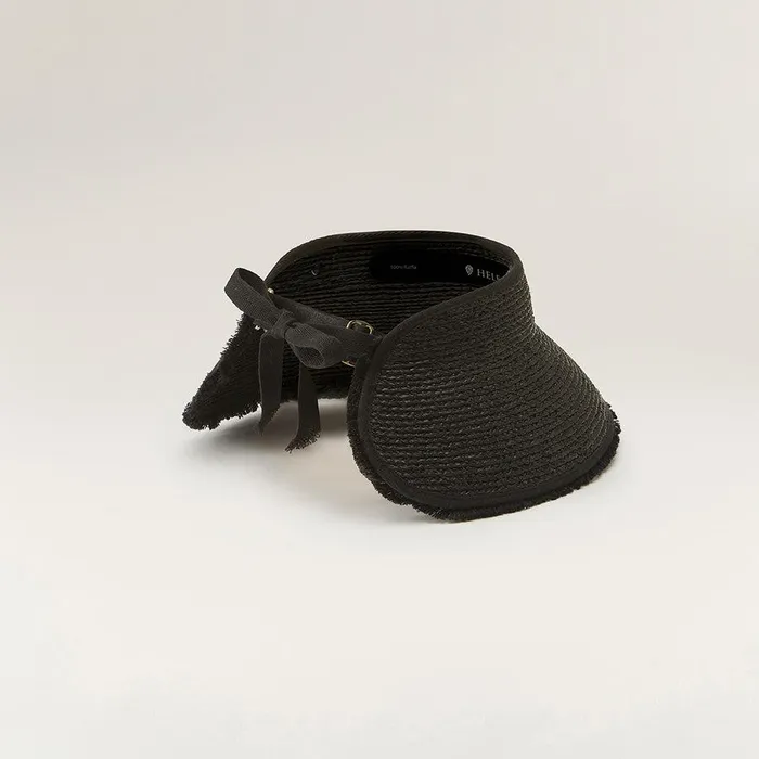 Visors Hats Helen Kaminski Aleeya 9 Fringe Charcoal