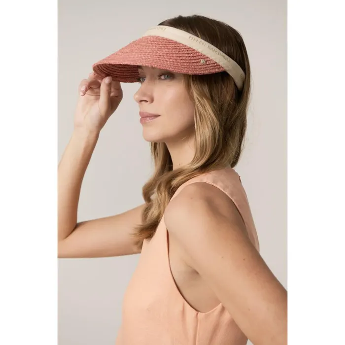 Visors Hats Helen Kaminski Bianca Pomelo Natural Logo
