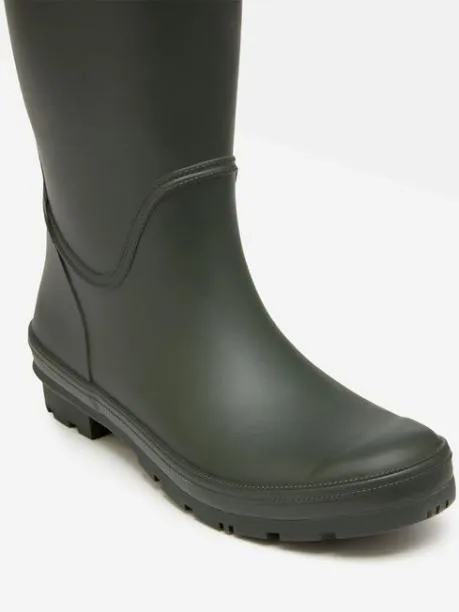 Wellies Women Joules Green Adjustable Tall Wellies