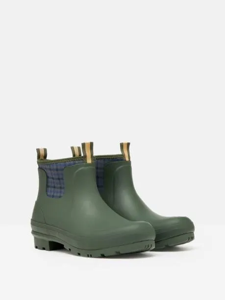 Wellies Women Joules Green Neoprene Lined Ankle Wellies