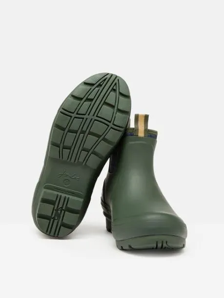 Wellies Women Joules Green Neoprene Lined Ankle Wellies
