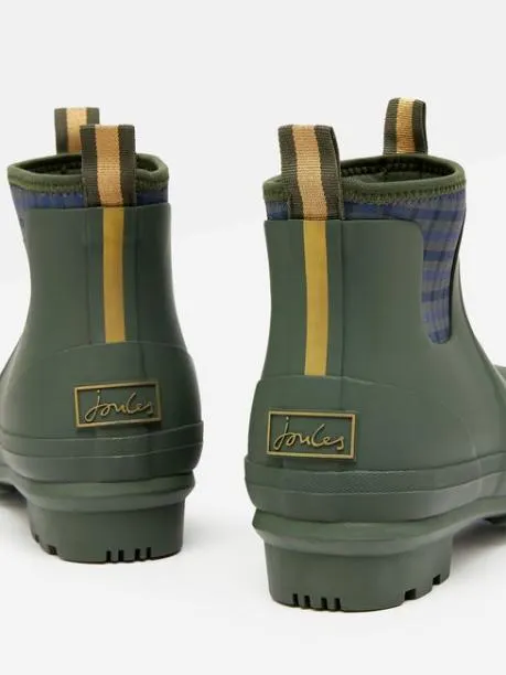 Wellies Women Joules Green Neoprene Lined Ankle Wellies