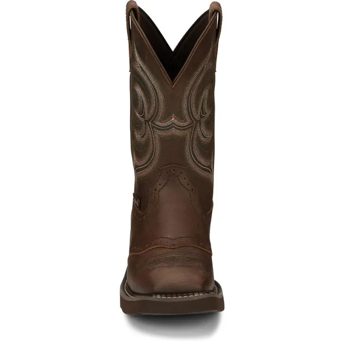 Western Women Justin Boots Inji II Brown