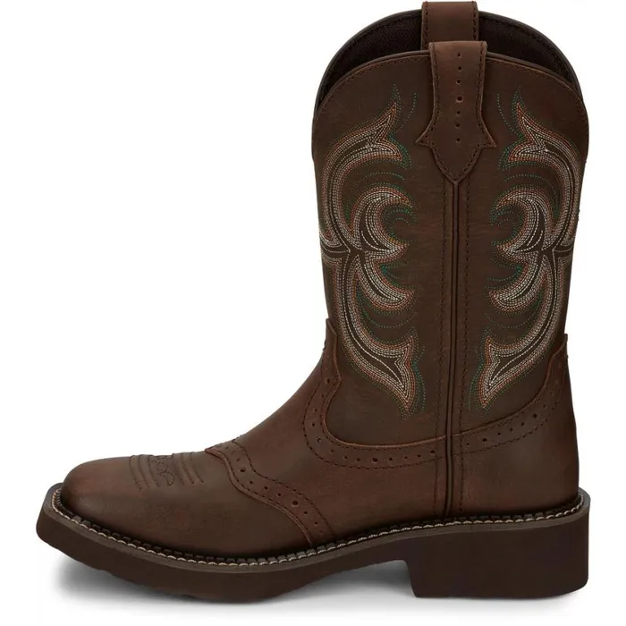 Western Women Justin Boots Inji II Brown