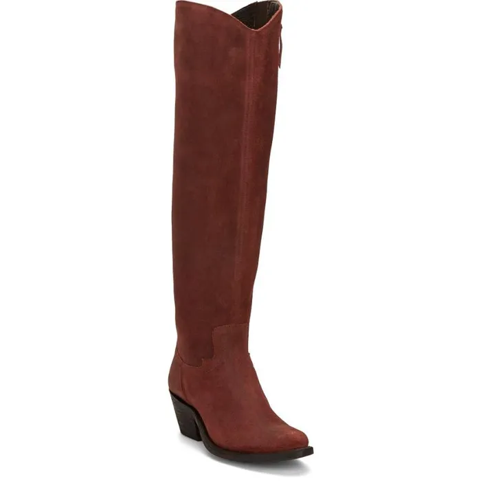 Western Women Justin Boots Shawna 20034 Western Boot Brick 040red041