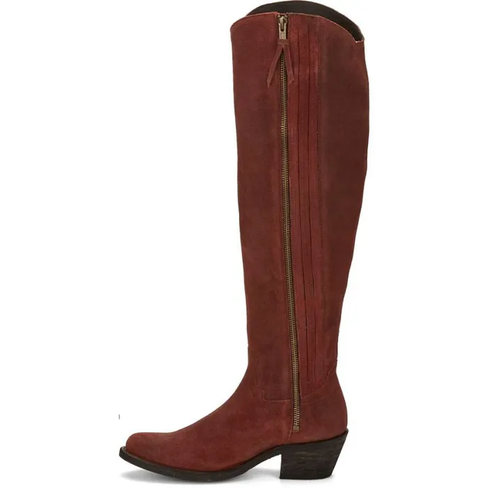 Western Women Justin Boots Shawna 20034 Western Boot Brick 040red041