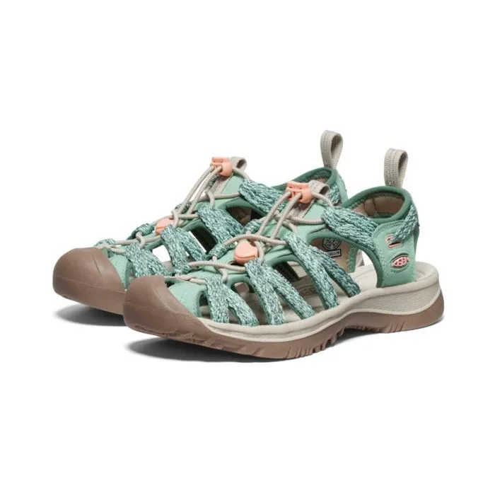 Whisper Granite GreenPeach Parfait Closed Toe Sandal Women KEEN Sandals Whisper Granite GreenPeach Parfait Closed Toe Sandal Women KEEN Sandals