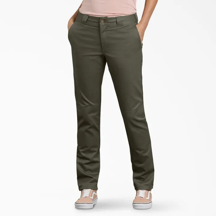 Women039s FLEX Slim Fit Double Knee Pants Grape Leaf Grape Leaf ge Women Dickies Double Knee Women039s FLEX Slim Fit Double Knee Pants Grape Leaf Grape Leaf ge Women Dickies Double Knee