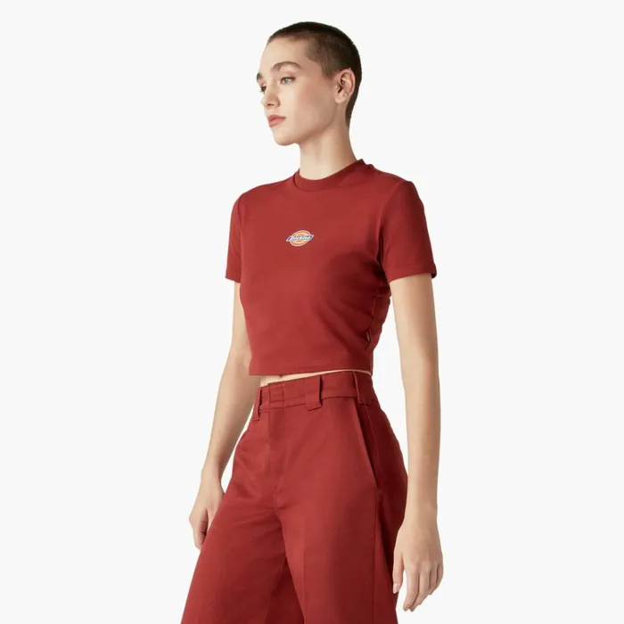 Women039s Maple Valley Logo Cropped TShirt Fired Brick Fired Brick ik9 Women Dickies Cropped Tops Women039s Maple Valley Logo Cropped TShirt Fired Brick Fired Brick ik9 Women Dickies Cropped Tops