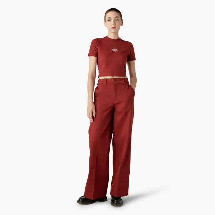 Women039s Maple Valley Logo Cropped TShirt Fired Brick Fired Brick ik9 Women Dickies Cropped Tops Women039s Maple Valley Logo Cropped TShirt Fired Brick Fired Brick ik9 Women Dickies Cropped Tops
