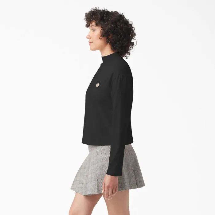 Women039s Mapleton High Neck Long Sleeve TShirt Black Black kbk Women Dickies Long Sleeve TShirts Women039s Mapleton High Neck Long Sleeve TShirt Black Black kbk Women Dickies Long Sleeve TShirts