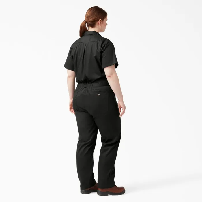 Women039s Plus FLEX Cooling TempiQ Short Sleeve Coveralls Black Black bk Women Dickies Painters Women039s Plus FLEX Cooling TempiQ Short Sleeve Coveralls Black Black bk Women Dickies Painters