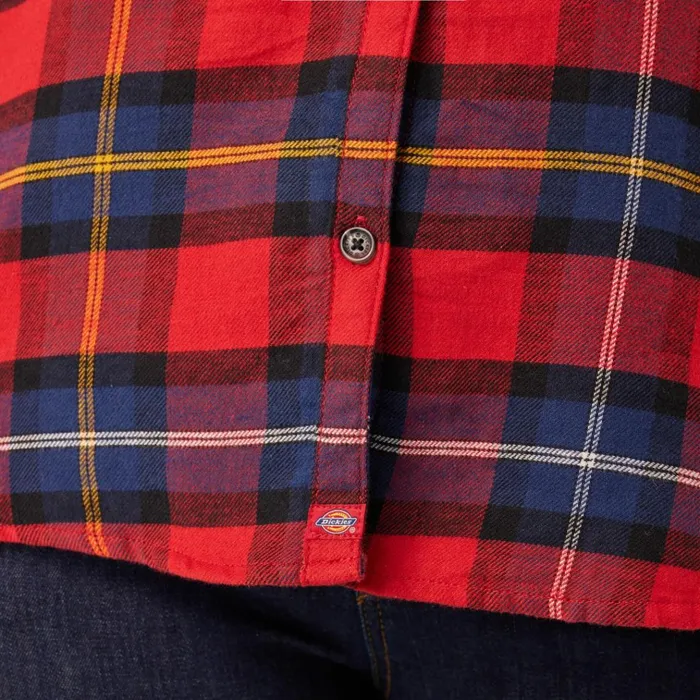 Women039s Plus Long Sleeve Plaid Flannel Shirt English Red Tartan English Red Tartan a1d Women Dickies Button Up Women039s Plus Long Sleeve Plaid Flannel Shirt English Red Tartan English Red Tartan a1d Women Dickies Button Up