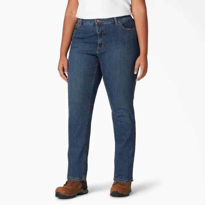Women039s Plus Perfect Shape Straight Fit Jeans Stonewashed Indigo Blue Stonewashed Indigo Blue snb Women Dickies Jeans Women039s Plus Perfect Shape Straight Fit Jeans Stonewashed Indigo Blue Stonewashed Indigo Blue snb Women Dickies Jeans