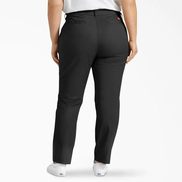 Women039s Plus Straight Fit Pants Rinsed Black Rinsed Black rbk Women Dickies Pants Women039s Plus Straight Fit Pants Rinsed Black Rinsed Black rbk Women Dickies Pants