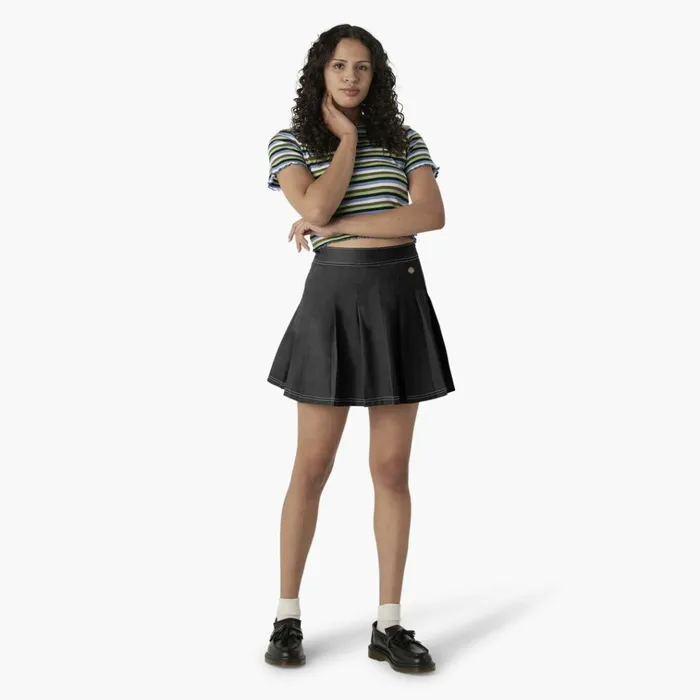Women039s Twill Pleated Skirt Black Black bkx Women Dickies Skirts and Dresses Women039s Twill Pleated Skirt Black Black bkx Women Dickies Skirts and Dresses
