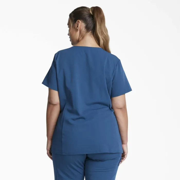 Women039s Xtreme Stretch VNeck Scrub Top Caribbean Blue Caribbean Blue crb Women Dickies Scrubs Women039s Xtreme Stretch VNeck Scrub Top Caribbean Blue Caribbean Blue crb Women Dickies Scrubs