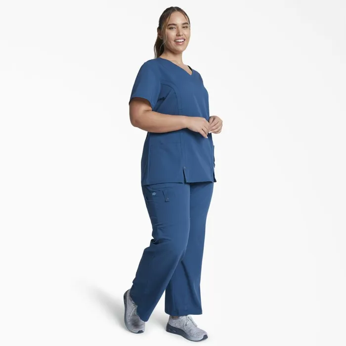 Women039s Xtreme Stretch VNeck Scrub Top Caribbean Blue Caribbean Blue crb Women Dickies Scrubs Women039s Xtreme Stretch VNeck Scrub Top Caribbean Blue Caribbean Blue crb Women Dickies Scrubs