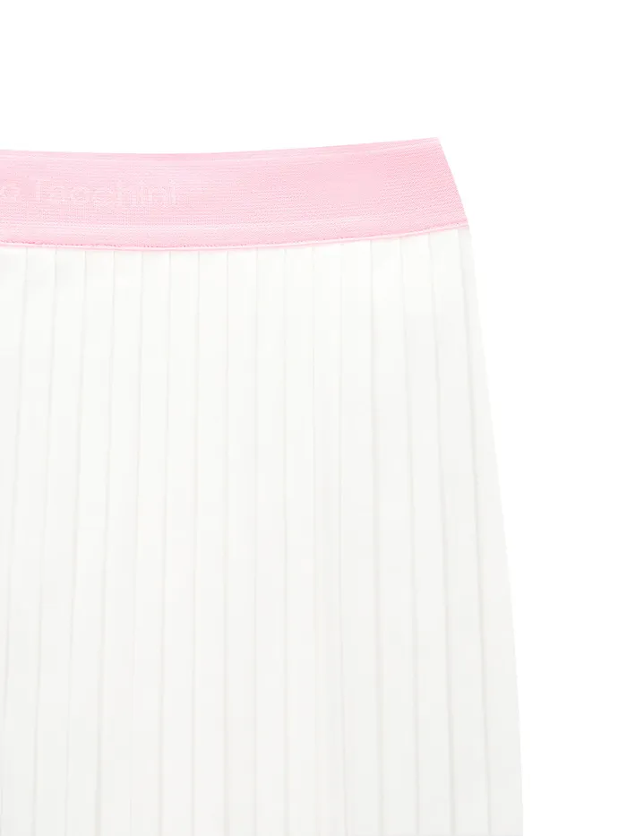 Women Athleisure Sergio Tacchini Essential Woven Pleats Skirt Off White