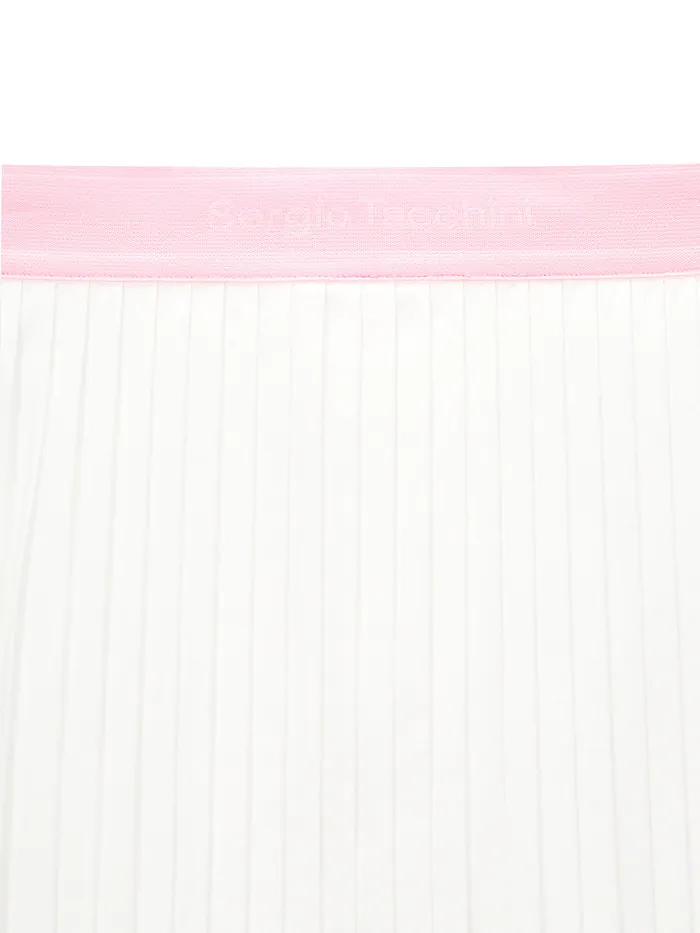 Women Athleisure Sergio Tacchini Essential Woven Pleats Skirt Off White