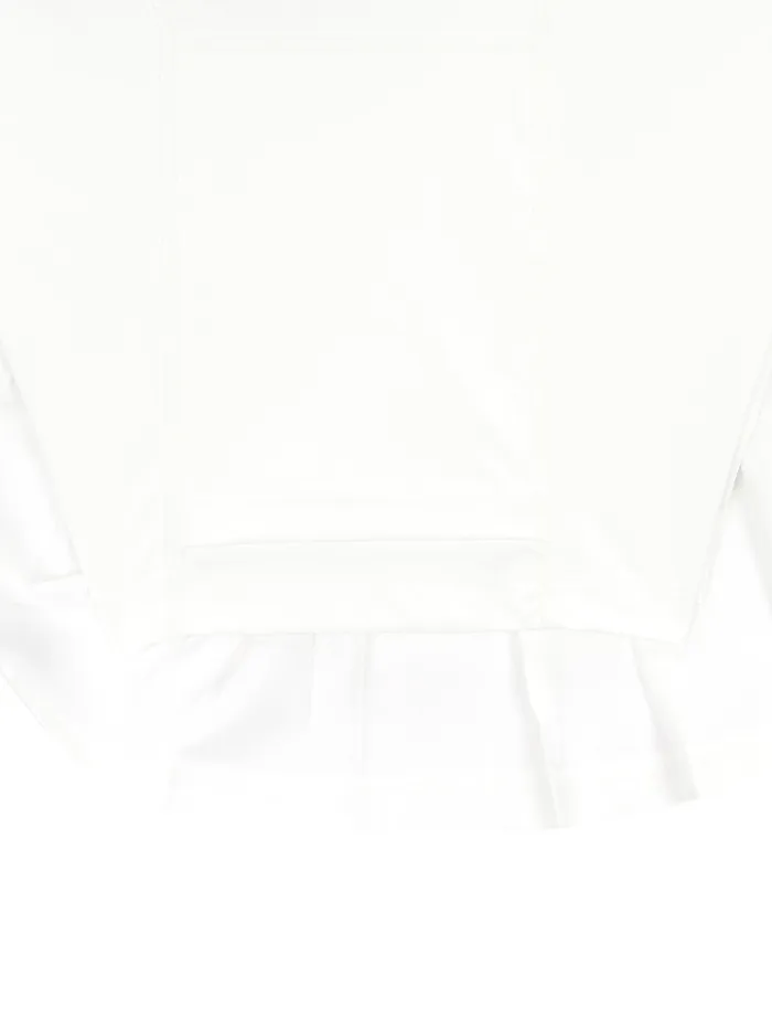 Women Athleisure Sergio Tacchini Flag Waistband Pleated Skirt Off White