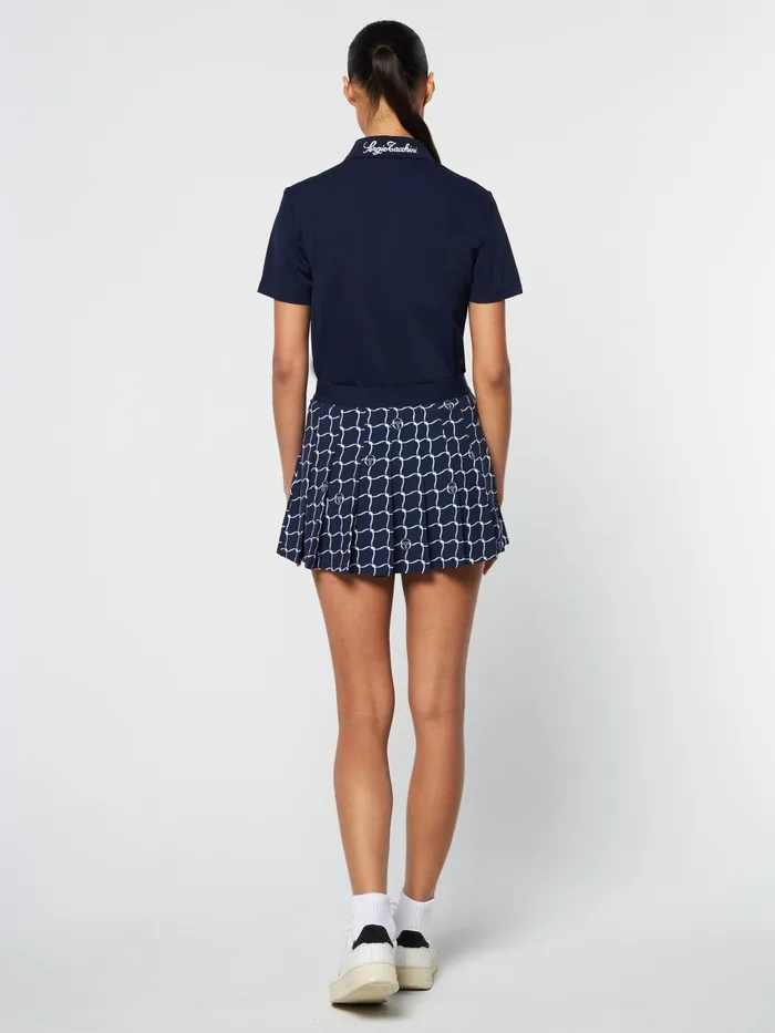Women Athleisure Sergio Tacchini Orazio Printed Skort Maritime Blue