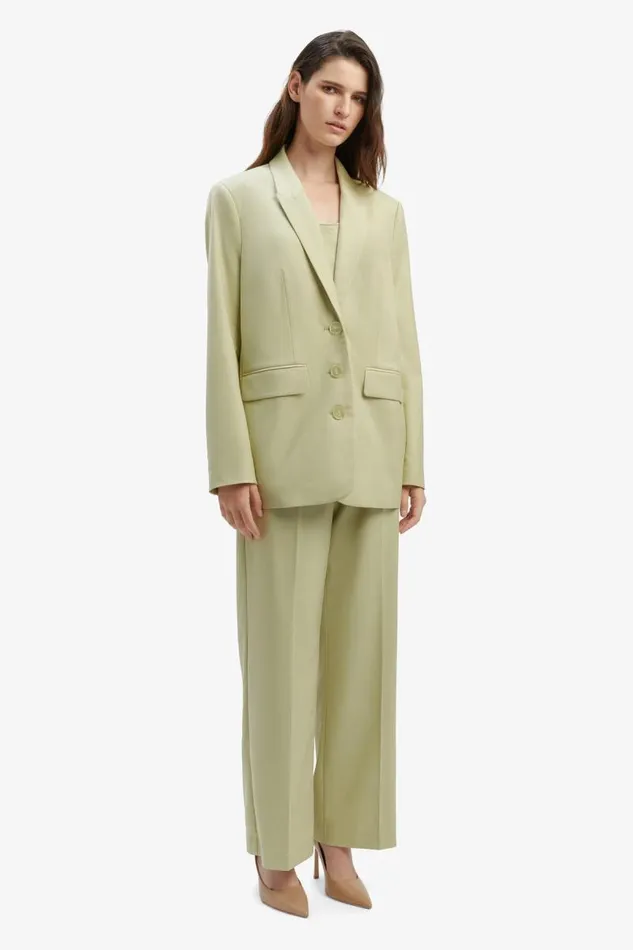 Women Bardot Blazers Charlize Blazer In Pale Khaki Women Bardot Blazers Charlize Blazer In Pale Khaki