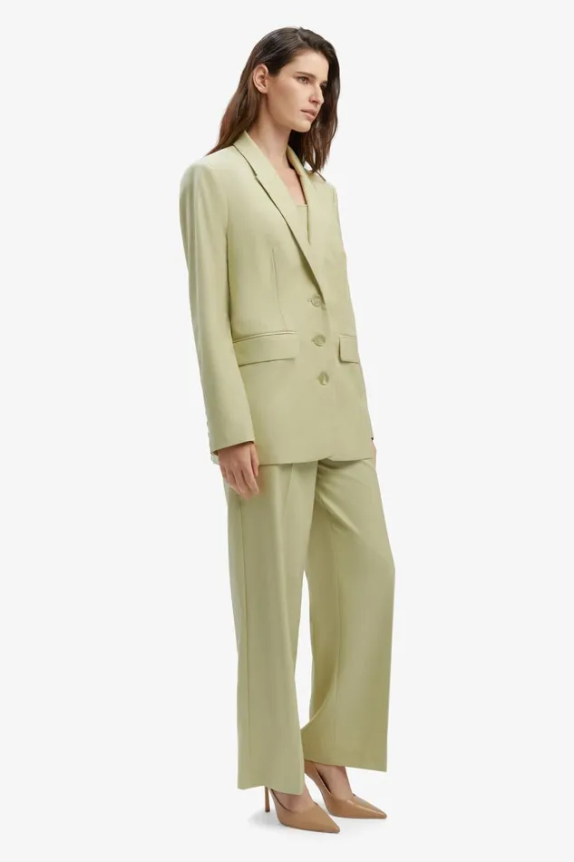 Women Bardot Blazers Charlize Blazer In Pale Khaki Women Bardot Blazers Charlize Blazer In Pale Khaki