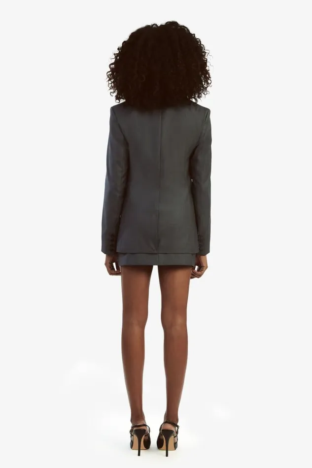 Women Bardot Blazers Maika Fitted Blazer In Dark Grey Women Bardot Blazers Maika Fitted Blazer In Dark Grey
