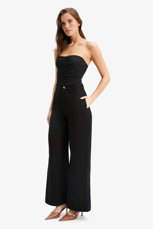 Women Bardot Bodysuits Nyra Jersey Bodysuit In Black Women Bardot Bodysuits Nyra Jersey Bodysuit In Black