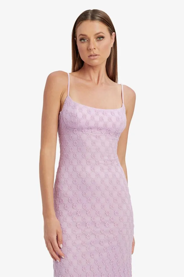 Women Bardot Day To Night Dresses Adoni Mesh Midi Dress In Lilac Women Bardot Day To Night Dresses Adoni Mesh Midi Dress In Lilac