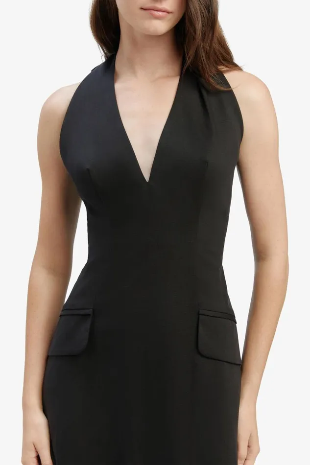 Women Bardot Day To Night Dresses Reina Midi Dress In Black Women Bardot Day To Night Dresses Reina Midi Dress In Black