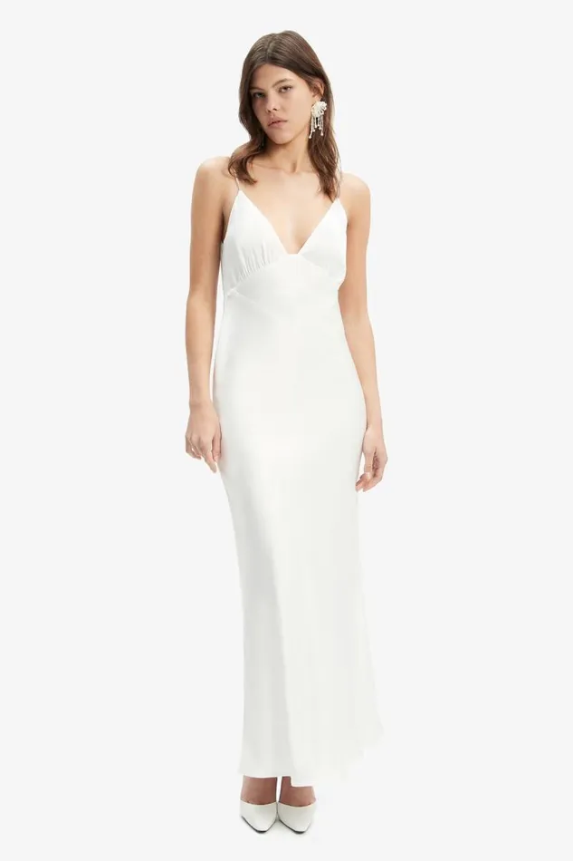 Women Bardot Occasion Dresses Capri Diamonte Slip Dress In Orchid White Women Bardot Occasion Dresses Capri Diamonte Slip Dress In Orchid White