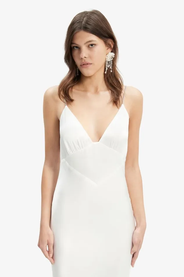Women Bardot Occasion Dresses Capri Diamonte Slip Dress In Orchid White Women Bardot Occasion Dresses Capri Diamonte Slip Dress In Orchid White