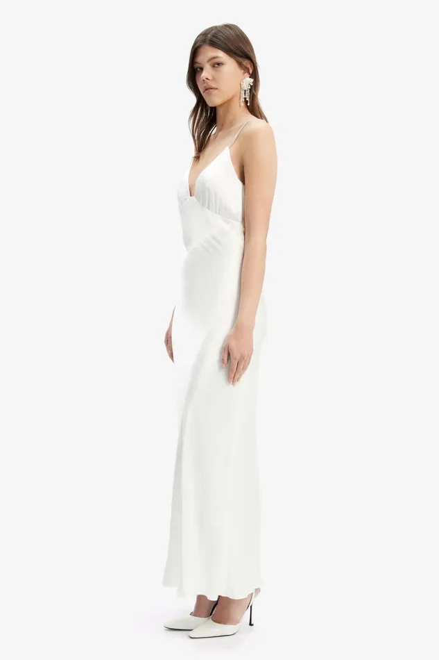 Women Bardot Occasion Dresses Capri Diamonte Slip Dress In Orchid White Women Bardot Occasion Dresses Capri Diamonte Slip Dress In Orchid White