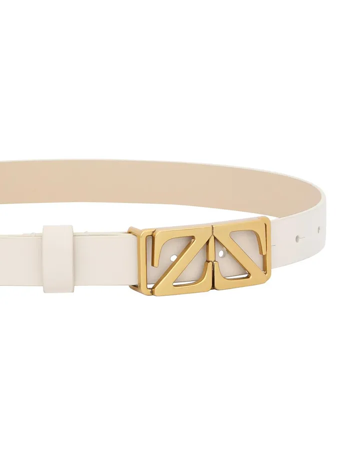 Women Belts Zimmermann Monogram Belt 25 Almond