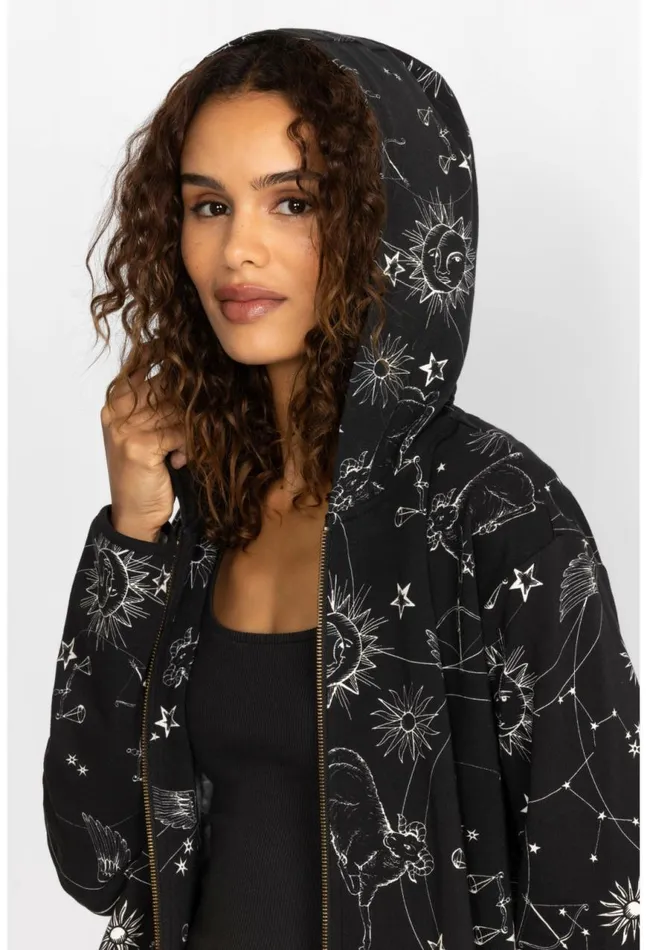 Women Bijou Long Hoodie Coat Bijou Johnny Was Outerwear