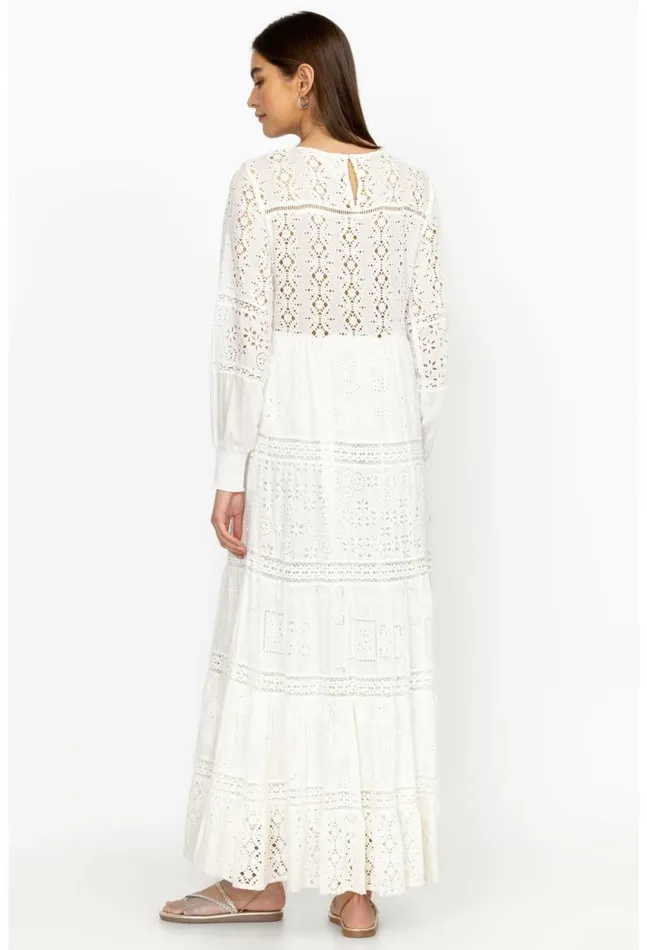 Women Billie Maxi Dress White Johnny Was Dresses